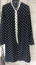 BNWTS ladies Polka Dot Navy