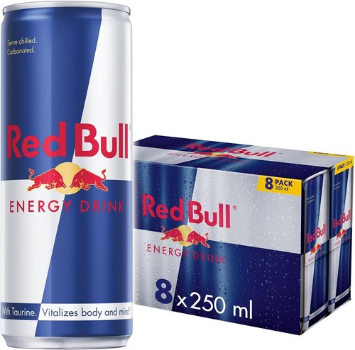 Red bull energy drink - bull, ml