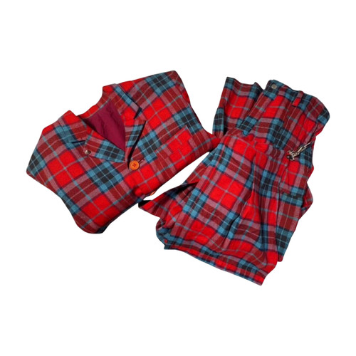 Seditionaries tartan suit set - tartan,