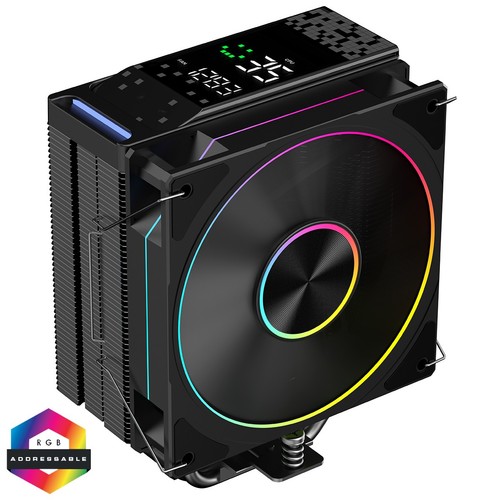 Powercool typhoon black - powercool, argb