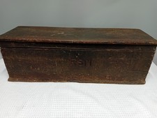 Vintage Wooden Carpenters/Cabinet makers Tool Chest 1930s