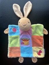 Kaloo 123 Patchwork Square Bunny Rabbit Comfort Comforter DouDou