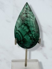 Natural malachite teardrop - natural,