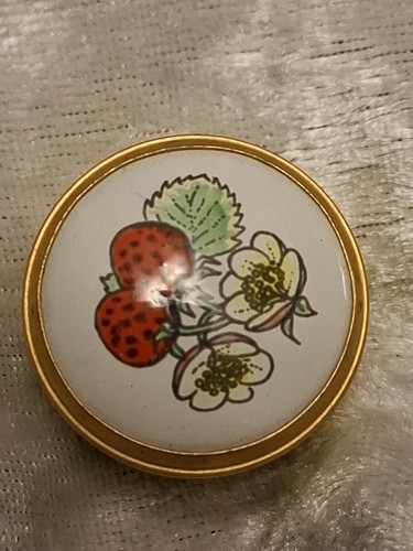 Crummles enamel pill box - pill,