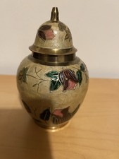 Vintage Cloisonne Brass Enamel