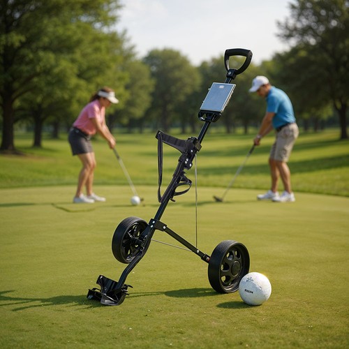 Foldable wheel push - wheel,