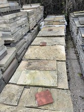 reclaimed cotswold buff paving stone 