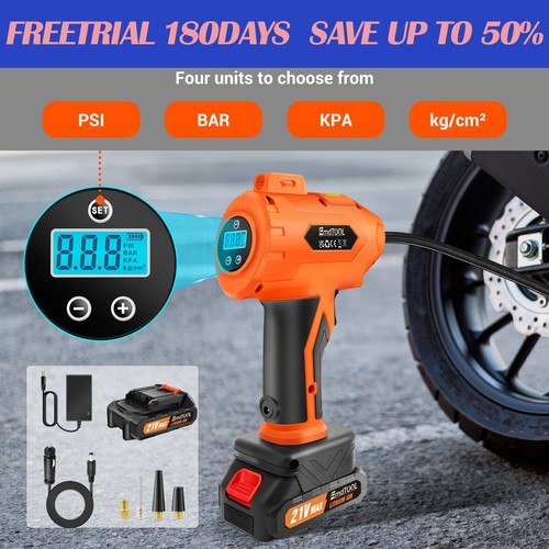 Rechargeable tyre inflator air - inflator,