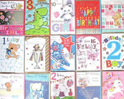 Ages birthday cards - ages, 1
