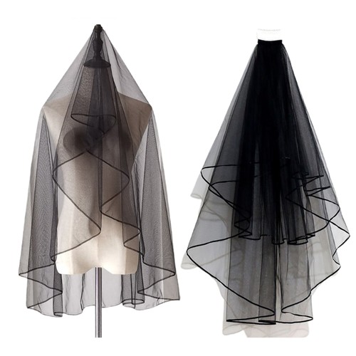 Short mesh yarn headdress - mesh,