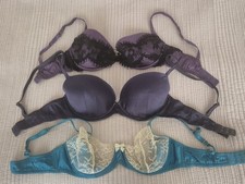 Mix & Match, 3 bras, Myla, Agent Provocoteur, size 32 D, used