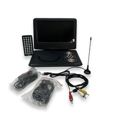 Portable 9” Dvd Player Black