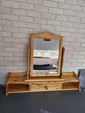 Lovely Wood Mirror And Small