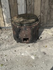 Large Bitumen Boiler. Tar Burning Pot, burner .  for Cobbles or roof repairs