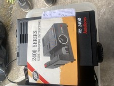 SLIDE PROJECTOR AND SCREEN