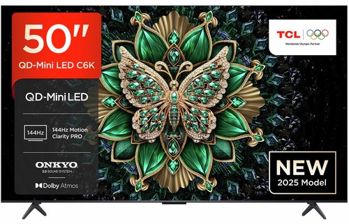 Tcl inch 50c6k uk smart - tv,