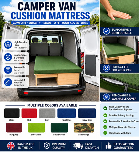 Camper van cushion mattress - van,