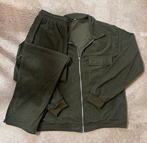 Men green corduroy - men’s,
