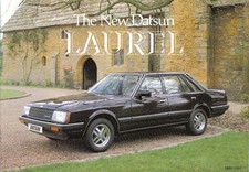 Datsun Nissan Laurel 2.4 1981-82 Original UK Sales Brochure S24.40m.C16.5.81