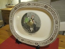 Antique/Vintage Adams Pottery Platter - "Cries of London"  