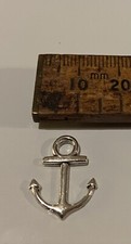 Anchor Sailing Boat Charm Jewellery Pendant Pin Badge Free Postage Fast Uk P&p