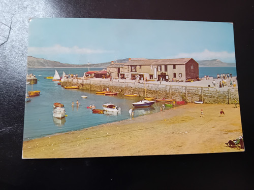 Vintage postcard lyme regis - vintage,