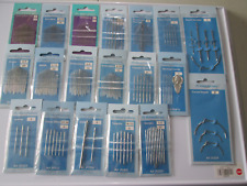 VARIOUS HAND SEWING NEEDLES CURVED REPAIR EMBROIDERY, BEADING, SHARPS, LEATHER
