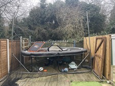 'Stop That Ball!' Brand New Freestanding Adjustable Ball Stop Nets+Posts - 50ft