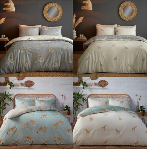 Giraffe duvet reversible set - giraffe,