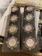 Set Of 8 Metal Napkin Holders