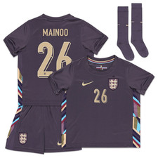 England Kid's Mini Kit (Size 7-8Y) Nike Football Kit - Mainoo - New