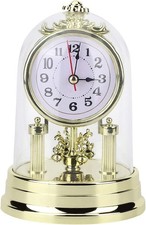Mantel Clock,Non-Ticking Desk