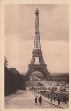 Eiffel Tower Paris France Mona Photographer Early 1900s Vtg Postcard I52