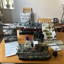 Tamiya 1/16 RC King tiger full option Tank Forces Of Valour commander Figure