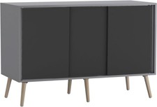 Grey Black Sideboard Cabinet |
