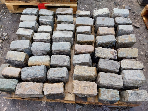 Reclaimed granite cobble - reclaimed,