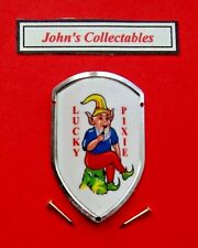 COLLECTABLE LUCKY PIXIE WALKING / HIKING STICK BADGE / MOUNT  NEW IN PACKET