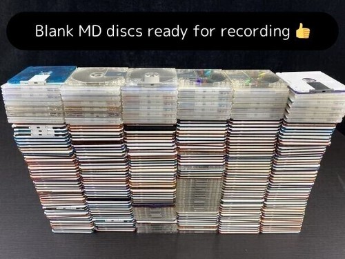 Used minidiscs blank bulk - minidiscs,