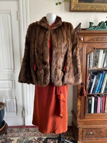 1940s vintage mink fur - vintage, cape