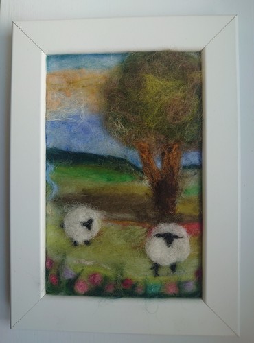 Handmade wool felt art - handmade,