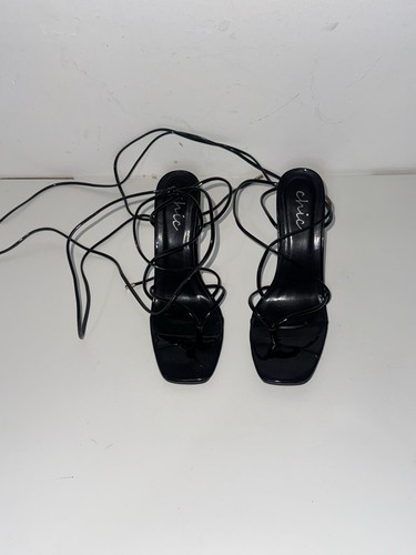 Black strappy sandals with - strappy,