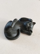 Vintage Zen Cat Sculpture 