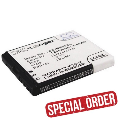 Battery for nokia n78 - for, bl-6f,