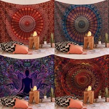 Throw Rug Indian Mandala