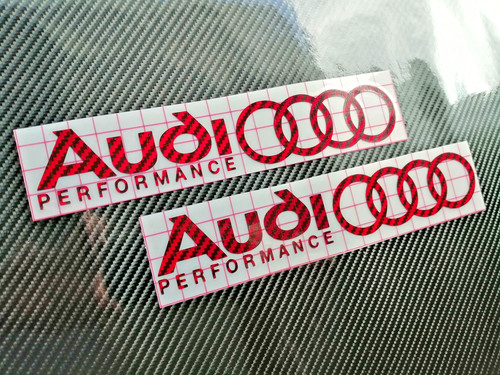 Audi performance stickers - performance,
