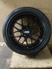 BBS 1x 17 BLACK ALLOY WHEEL RIM BBS CS002 Black 7J BBS