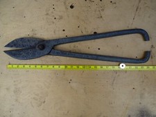 Blacksmiths Tin Snips Metal Shears Old Vintage Forge