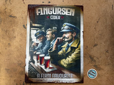 Fingursen cider sign man cave - sign,