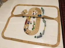 ELC car set road bundle Thomas Tank Engine Wooden Track fits Brio trains