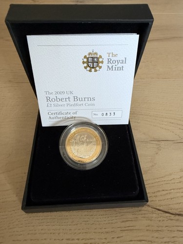 2009 robert burns piedfort - £2,